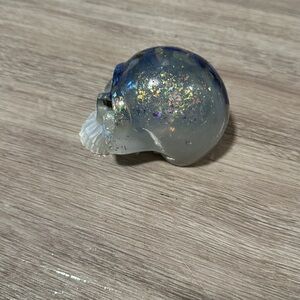 Lapis Lazuli Resin Skull